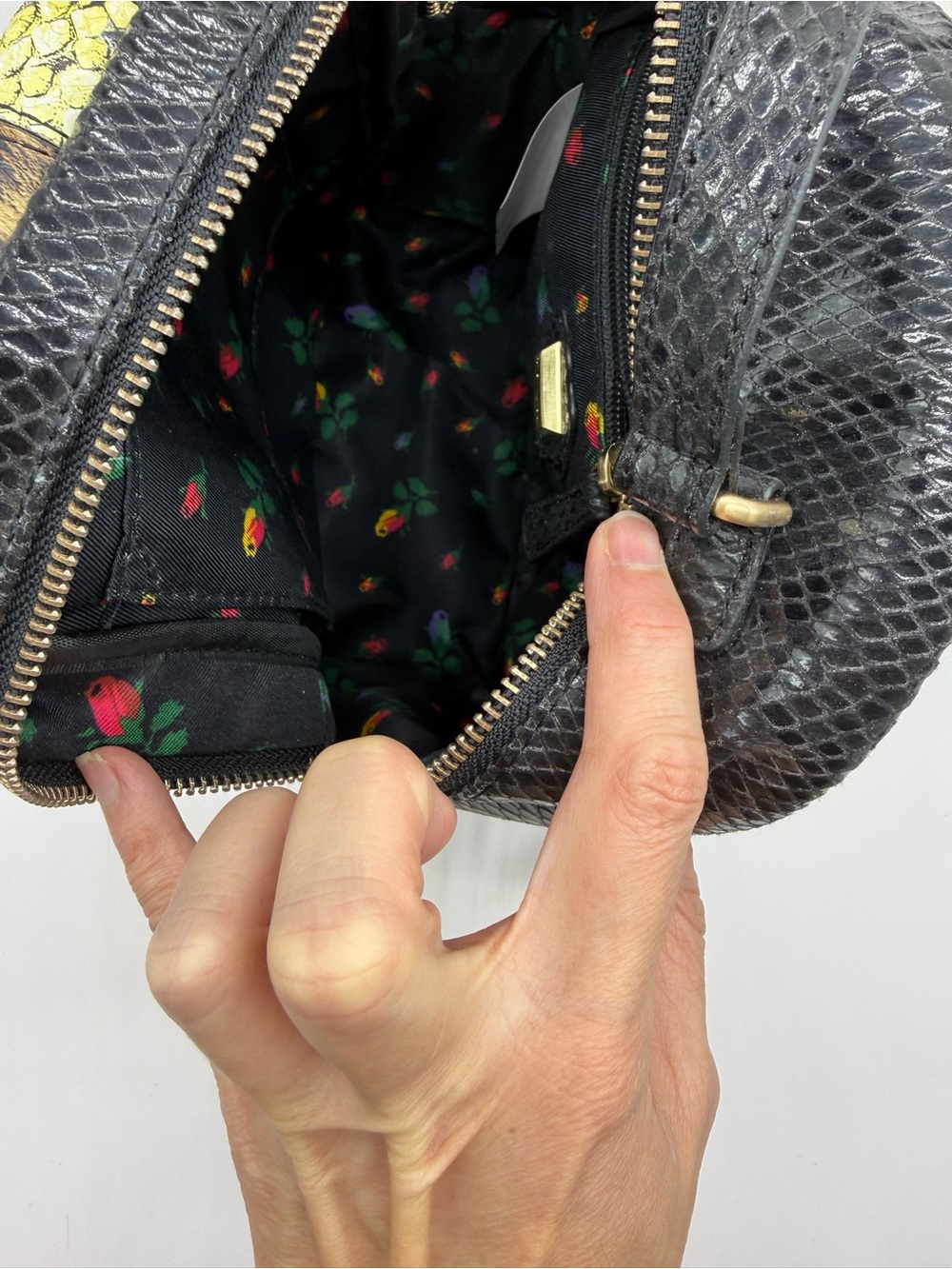 Betsey Johnson Mini Backpack – Mixed Animal Print & Snakeskin Pattern - Picture 5 of 6